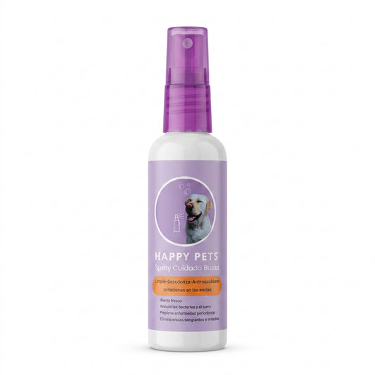 Happy Pets Spray Cuidado Bucal Mascotas